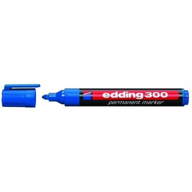 Permanentne marker Edding 300 A8 sinine, 1,5-3mm