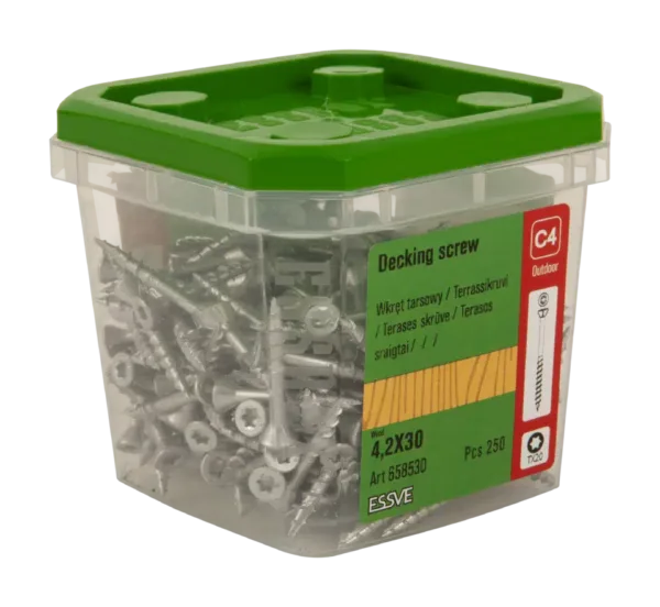 ESSVE TERRASSIKRUVI CORRSEAL 4,2X30 TX20/C4-250TK.
