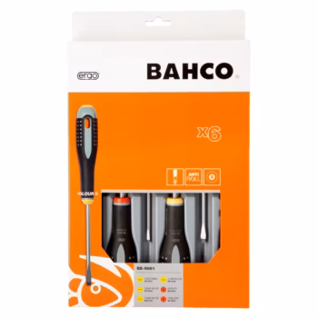 Kruvikeerajate komplekt Bahco ERGO™ 6 osa - PH1/2; SL3,0/4,0/5,5/6,0