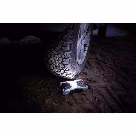 Taaslaetav LED töövalgusti RUFUS / LED töövalgusti töökojale (powerbank funktsiooniga, sh laadimiskaabel, survevalualumiiniumist korpus, 3000lm, IP65) - Pilt 9
