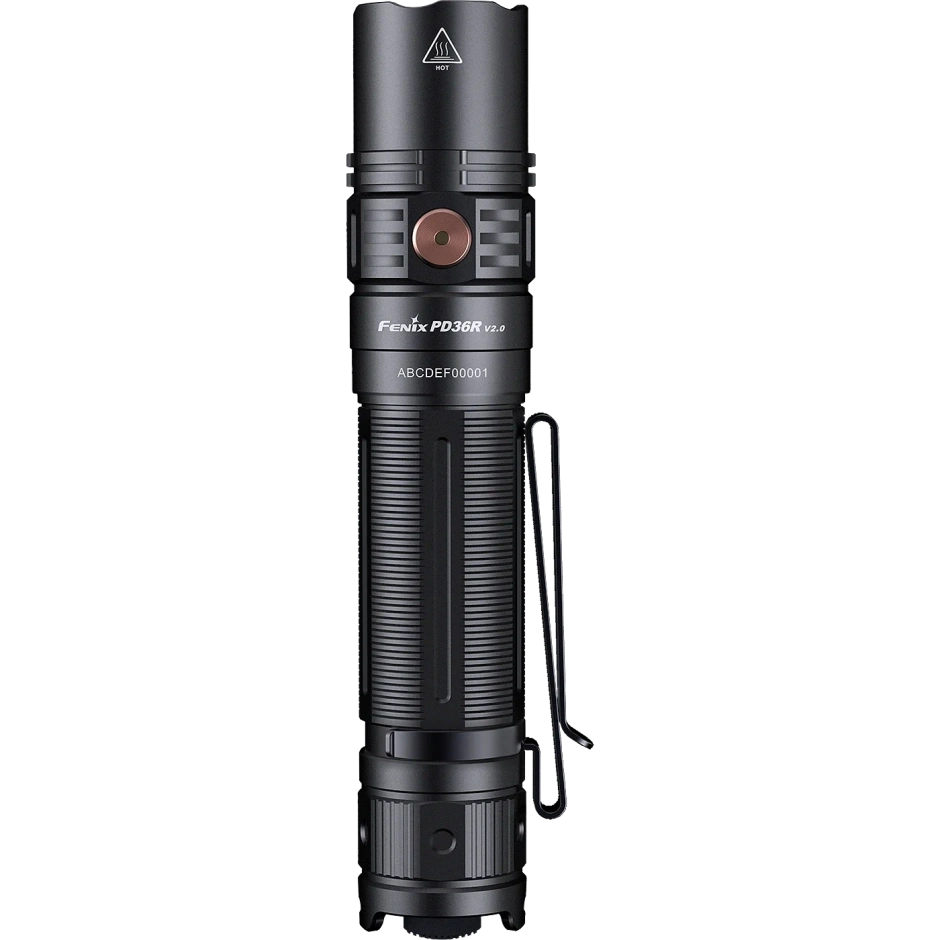 Taskulamp FENIX PD36R v2.0 taskulamp max.1700 lum, valgusvihu ulatus kuni 396m, laetav.