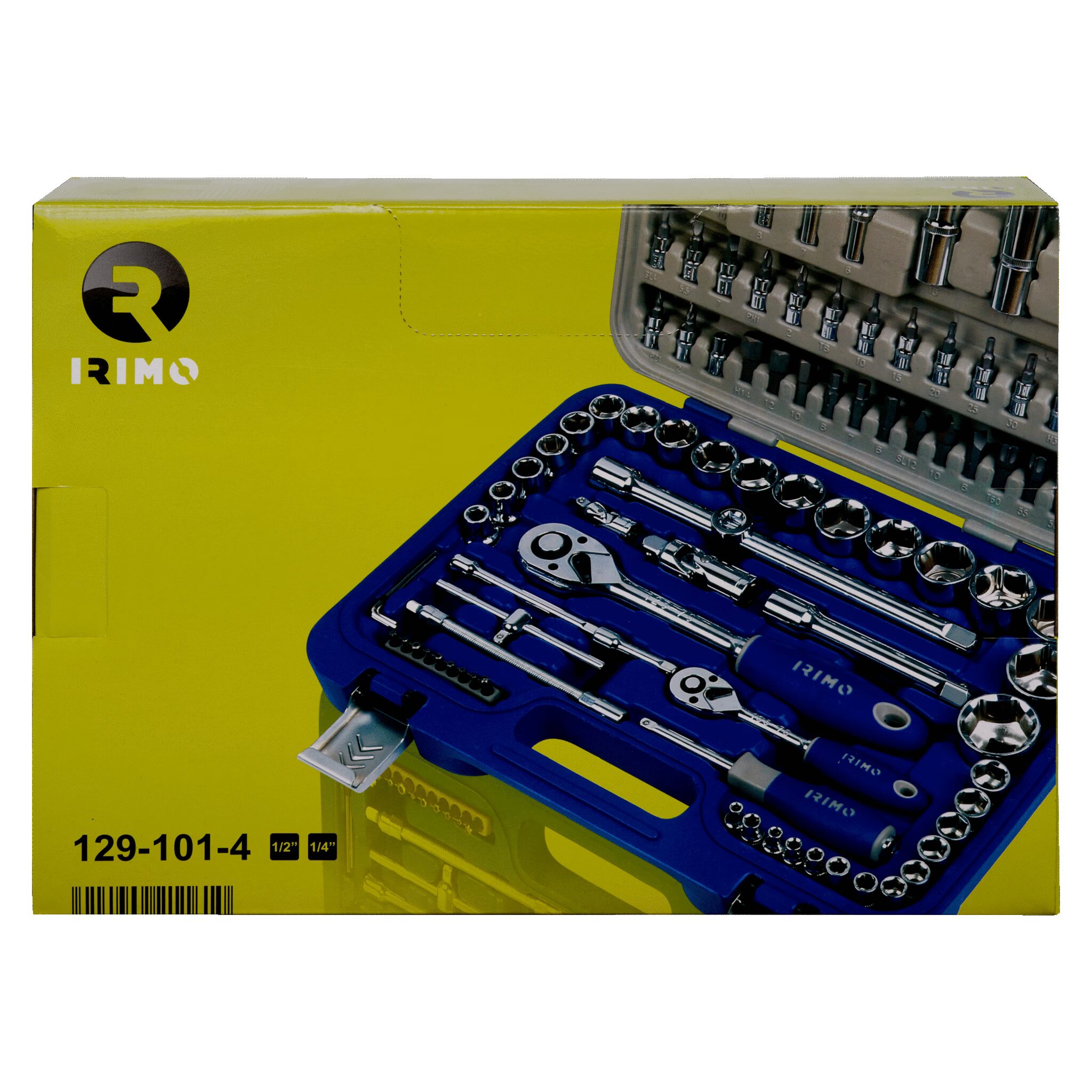 Padrunite 4-32mm ja otsakute kmpl 1/4" ja 1/2" 101 osa Irimo - Pilt 6