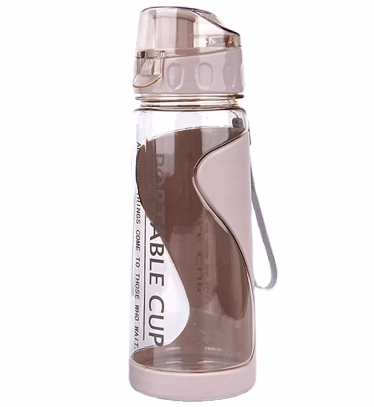 Veepudel treeningule, jõusaali, 600ml, beez