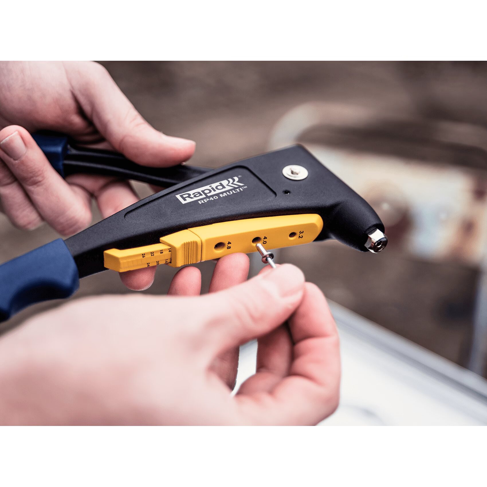 Needitangid Rapid RP40 MULTI neetidele Ø3,2 ; 4,0 ; 4,8 mm. - Pilt 4