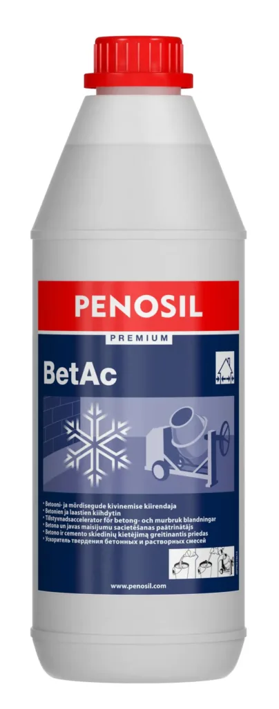 PENOSIL Premium BetAc, betooni ja mörtide kivinemise kiirendaja 1L.