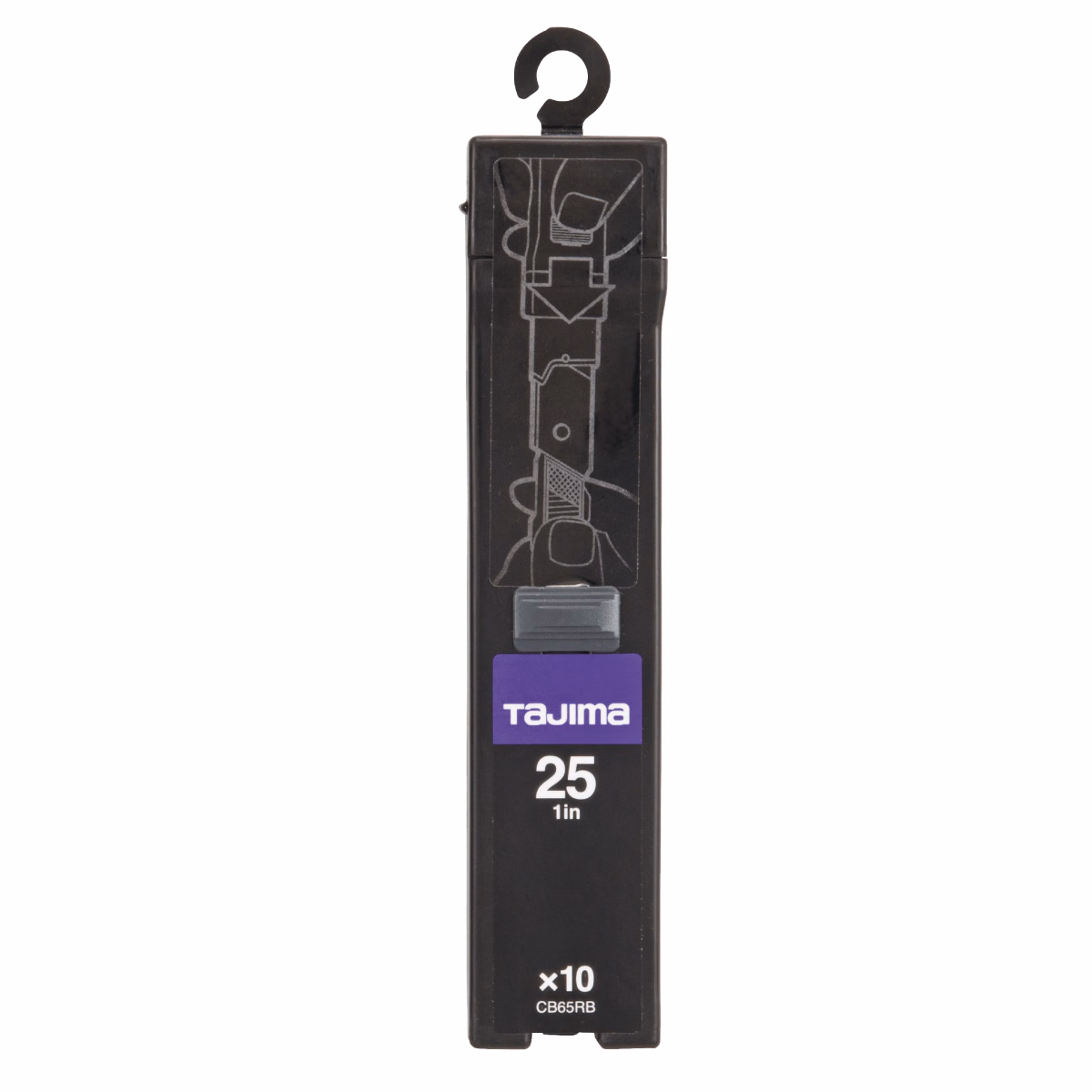 Tajima varutera DORA Razar Black Blades 25mm, 10 tk. - Pilt 2