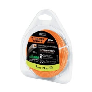 Tugevdatud kandiline trimmeri jõhv 3.0mm/9m Truper®