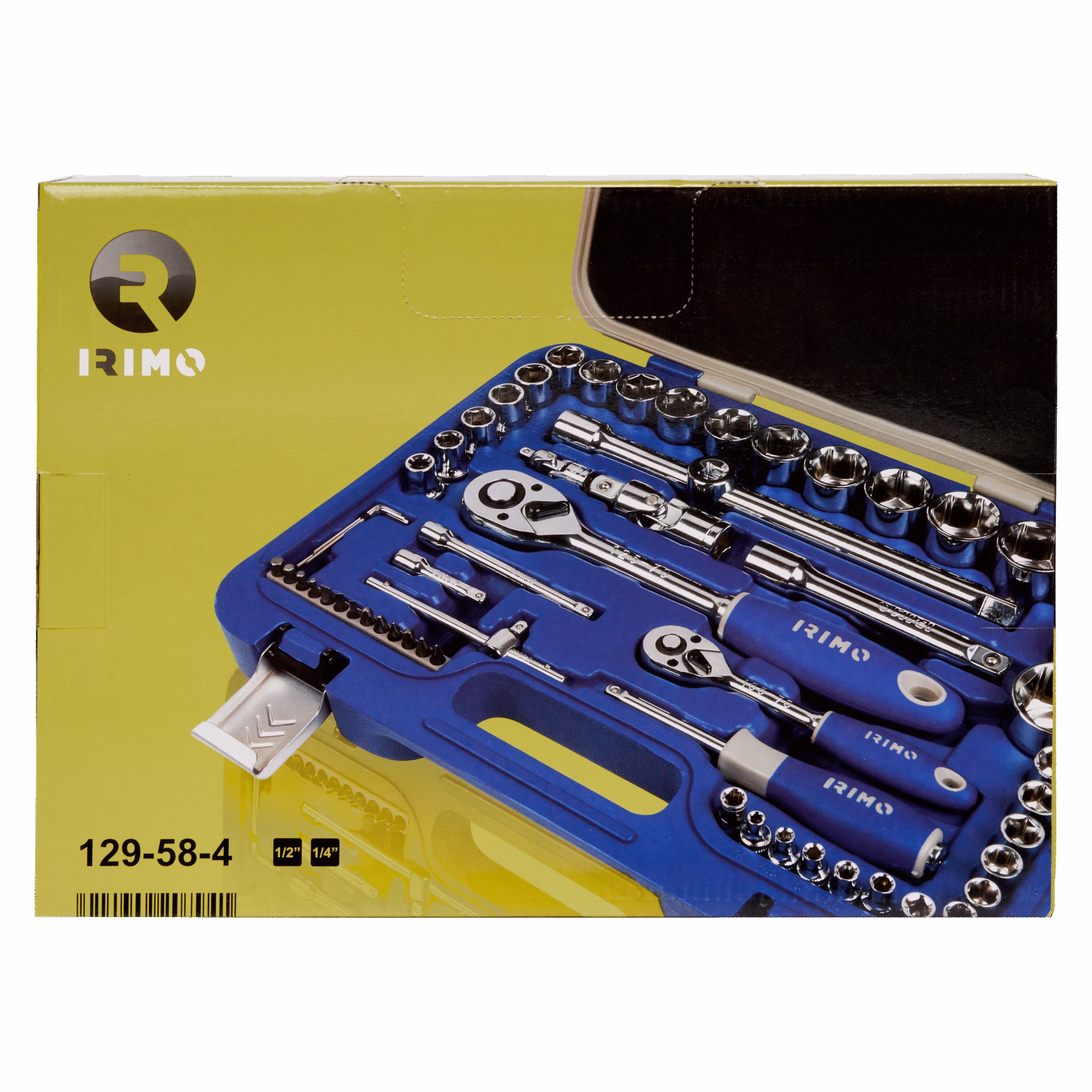 Padrunite 4-32mm ja otsakute kmpl 1/4" ja 1/2" 58 osa Irimo - Pilt 6