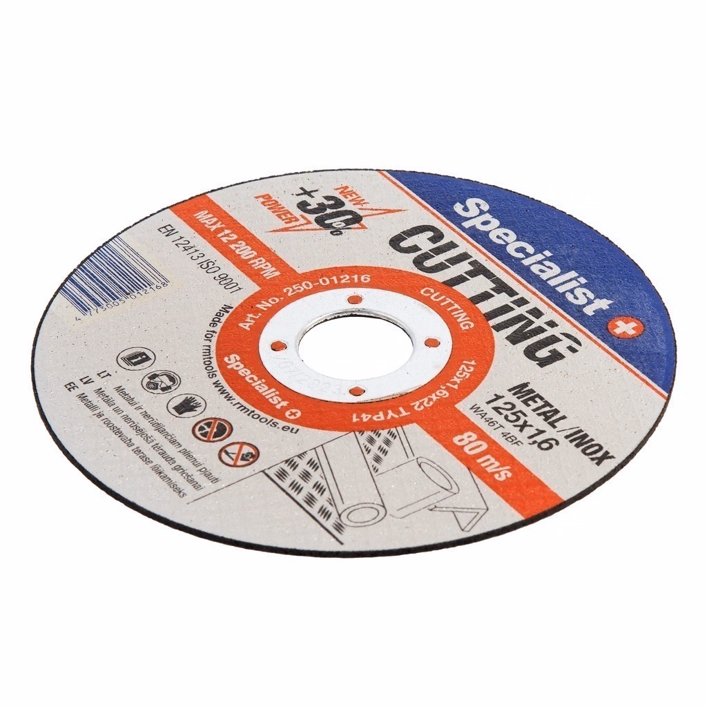 Lõikeketas 125x1,6x22 mm, metallile/inox - Pilt 3