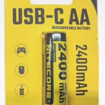 Nitecore NH2400 2400 mAh USB-C laetav AA aku (1 tk)