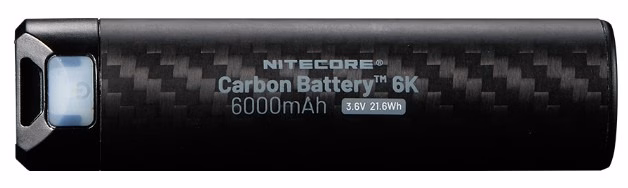 Nitecore Carbon Battery 6K ,USB-C 6000mAh akupank. - Pilt 3