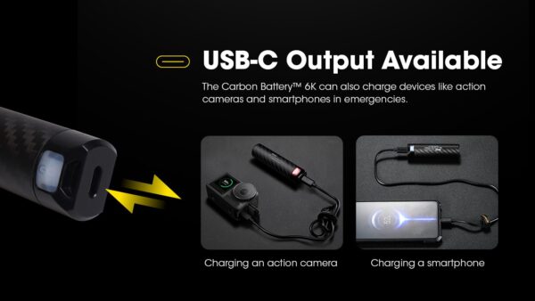 Nitecore Carbon Battery 6K ,USB-C 6000mAh akupank. - Image 15