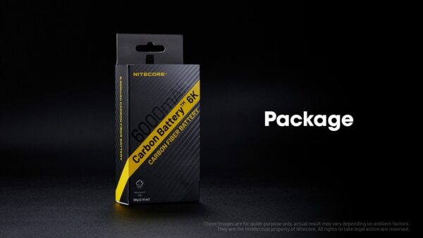 Nitecore Carbon Battery 6K ,USB-C 6000mAh akupank. - Image 17