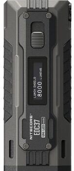 Taskulamp Nitecore EDC37 8000lm, valgusvihu ulatus 420m. USB-C laetav.
