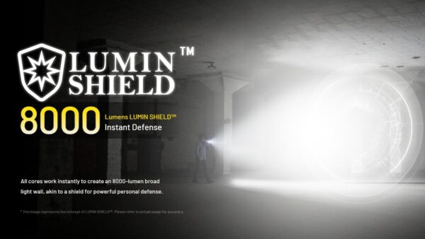 Taskulamp Nitecore EDC37 8000lm, valgusvihu ulatus 420m. USB-C laetav. - Image 13