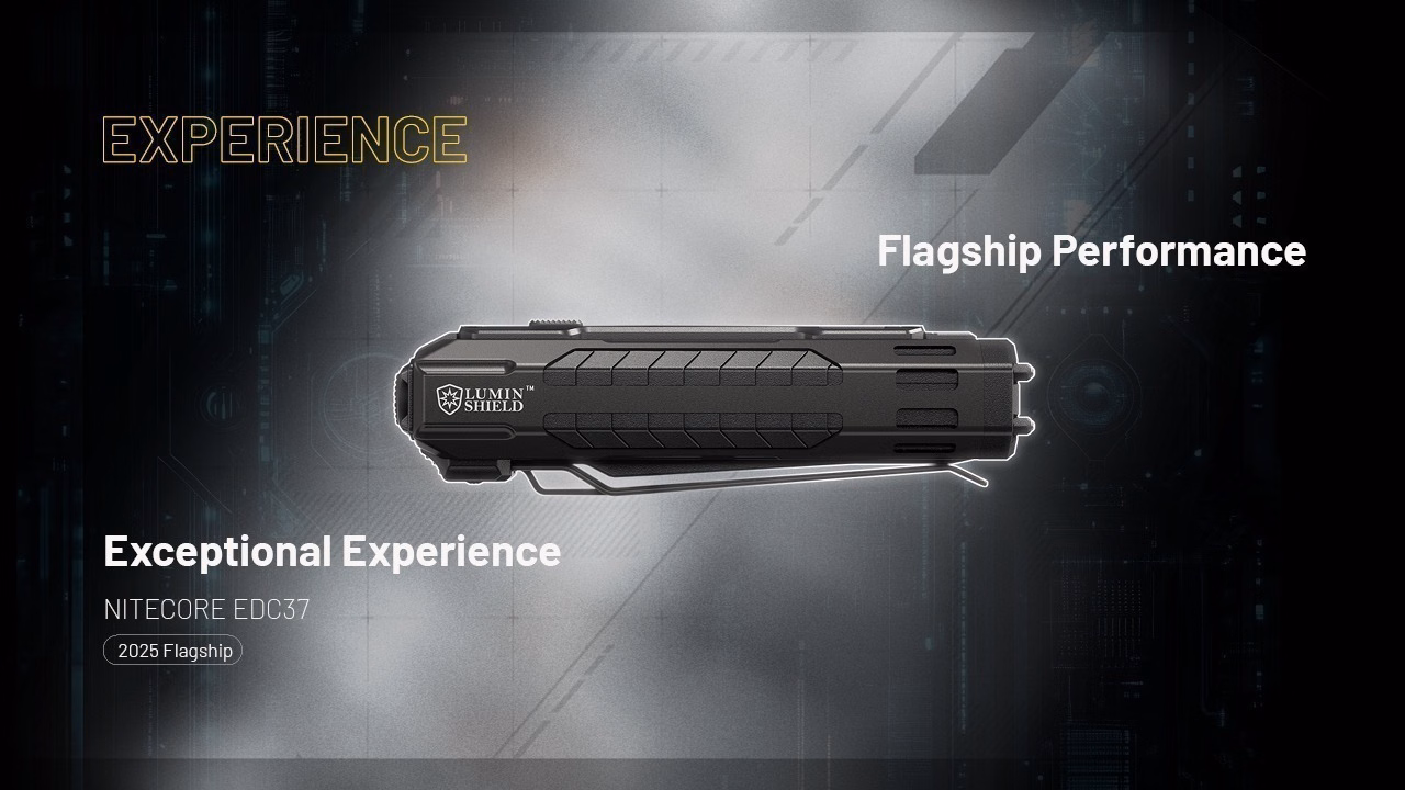 Taskulamp Nitecore EDC37 8000lm, valgusvihu ulatus 420m. USB-C laetav. - Pilt 27