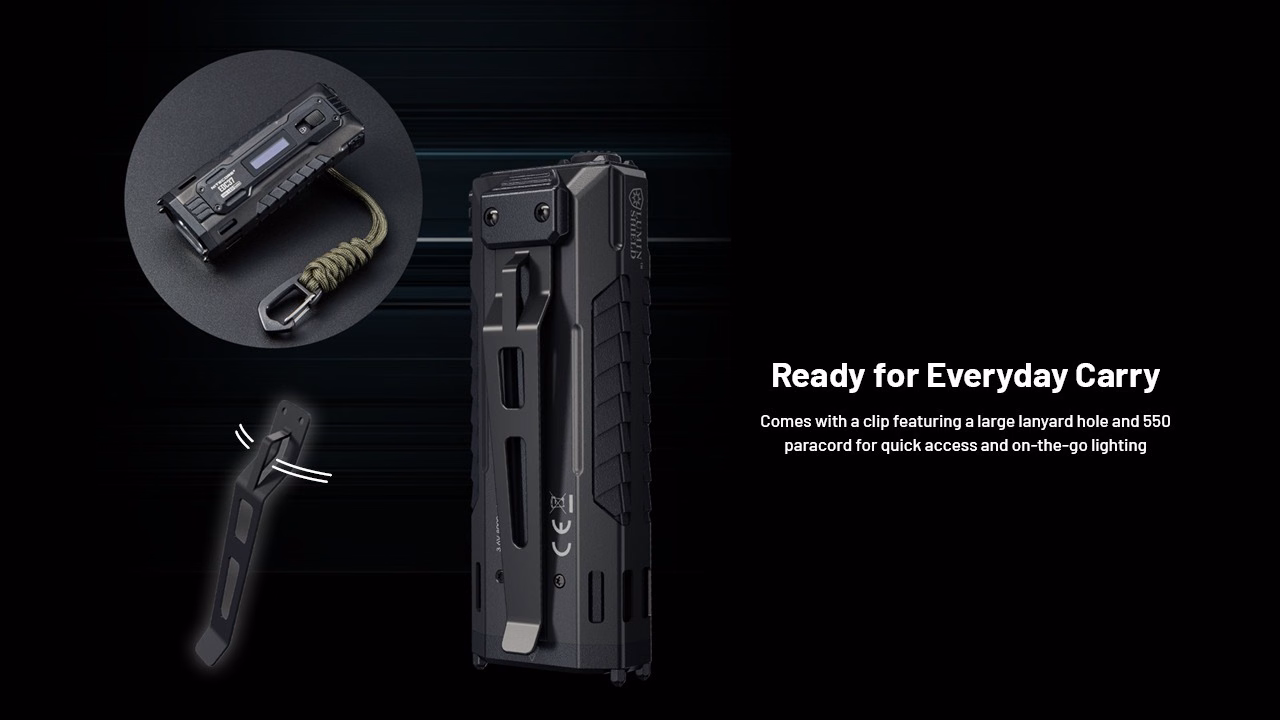 Taskulamp Nitecore EDC37 8000lm, valgusvihu ulatus 420m. USB-C laetav. - Pilt 31