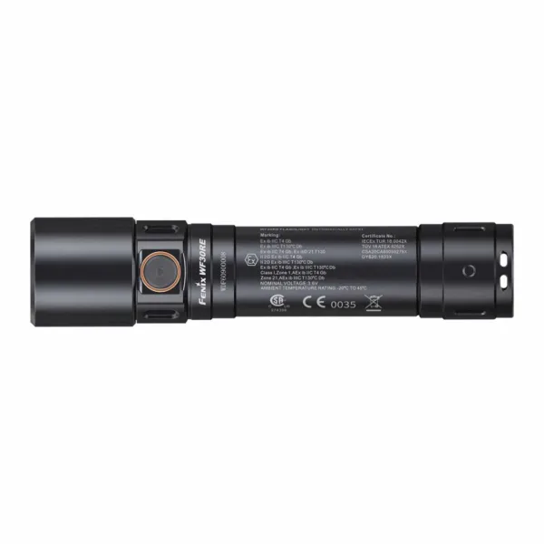 Taskulamp WF30RE IECEx ATEX CSA äärmuslikesse oludesse. LED, 280 lum, valgusvihu ulatus kuni 170m, laetav USB-C ga. - Image 4