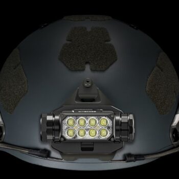 Pealamp Nitecore HC65M UHE, taktikaline. 2000lm valgusvihu ulatus kuni 220m. USB-C laetav, NVG kinnitusega.