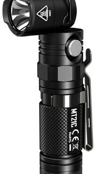 Taskulamp Nitecore MT21C 1000lm, valgusvihu ulatus kuni 184m. Reguleeritava nurgaga. IPX8.
