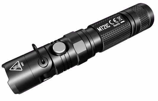 Taskulamp Nitecore MT21C 1000lm, valgusvihu ulatus kuni 184m. Reguleeritava nurgaga. IPX8. - Pilt 2