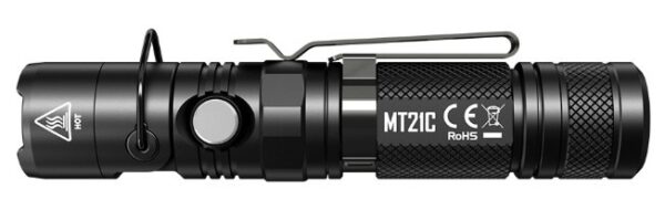 Taskulamp Nitecore MT21C 1000lm, valgusvihu ulatus kuni 184m. Reguleeritava nurgaga. IPX8. - Image 3