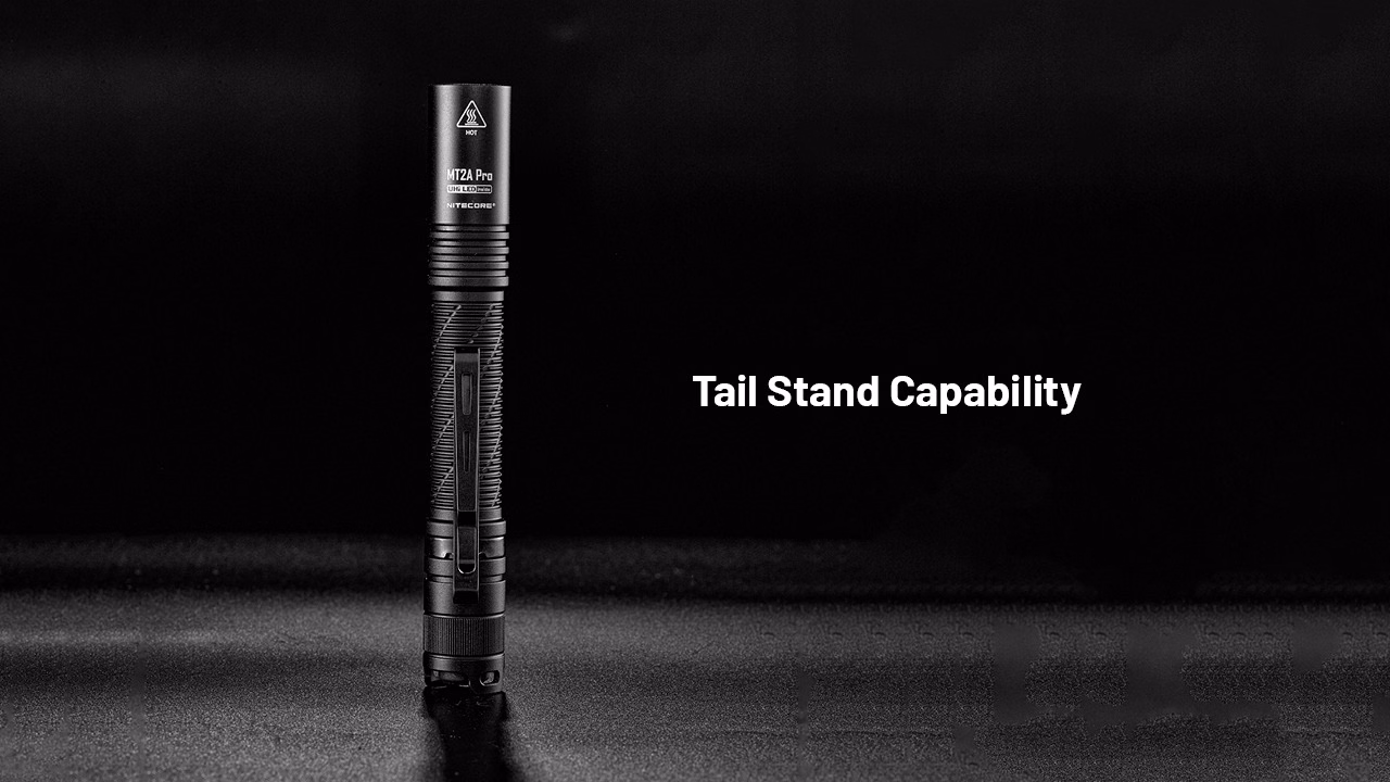 Taskulamp Nitecore MT2A Pro 1000lm, valgusvihu ulatus kuni 255m. LED laetav taskulamp.IP68. - Pilt 16