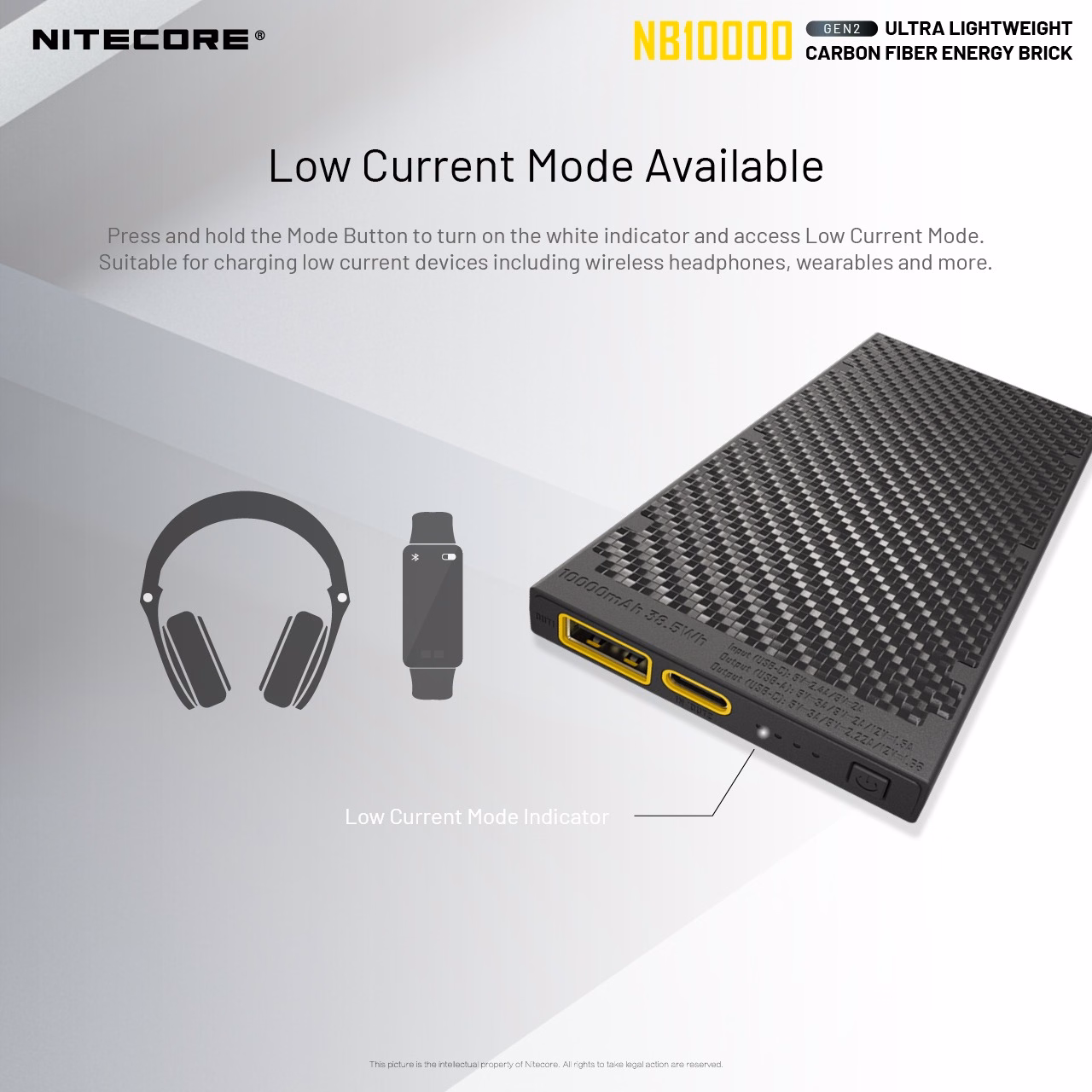 Akupank Nitecore NB10000 Gen 2 kiirlaadimisega. USB/USB-C topeltpordiga 10000mAh akupank. - Pilt 15