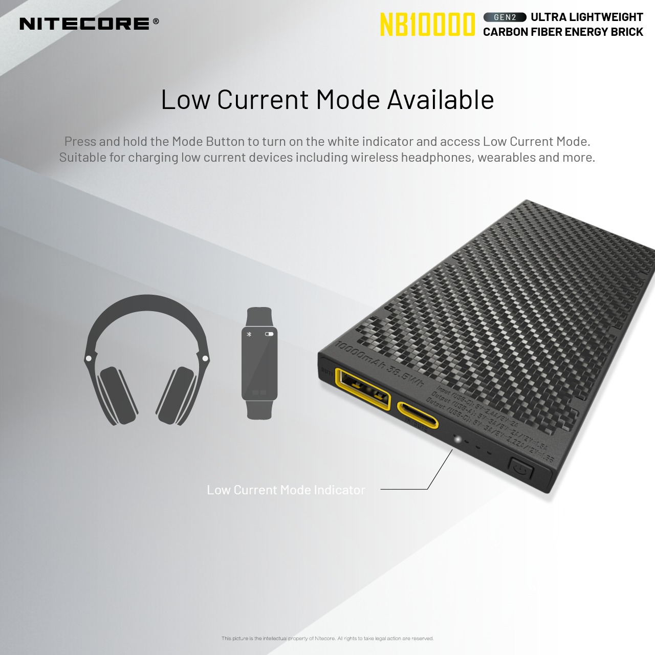 Akupank Nitecore NB10000 Gen 2 kiirlaadimisega. USB/USB-C topeltpordiga 10000mAh akupank. - Image 15