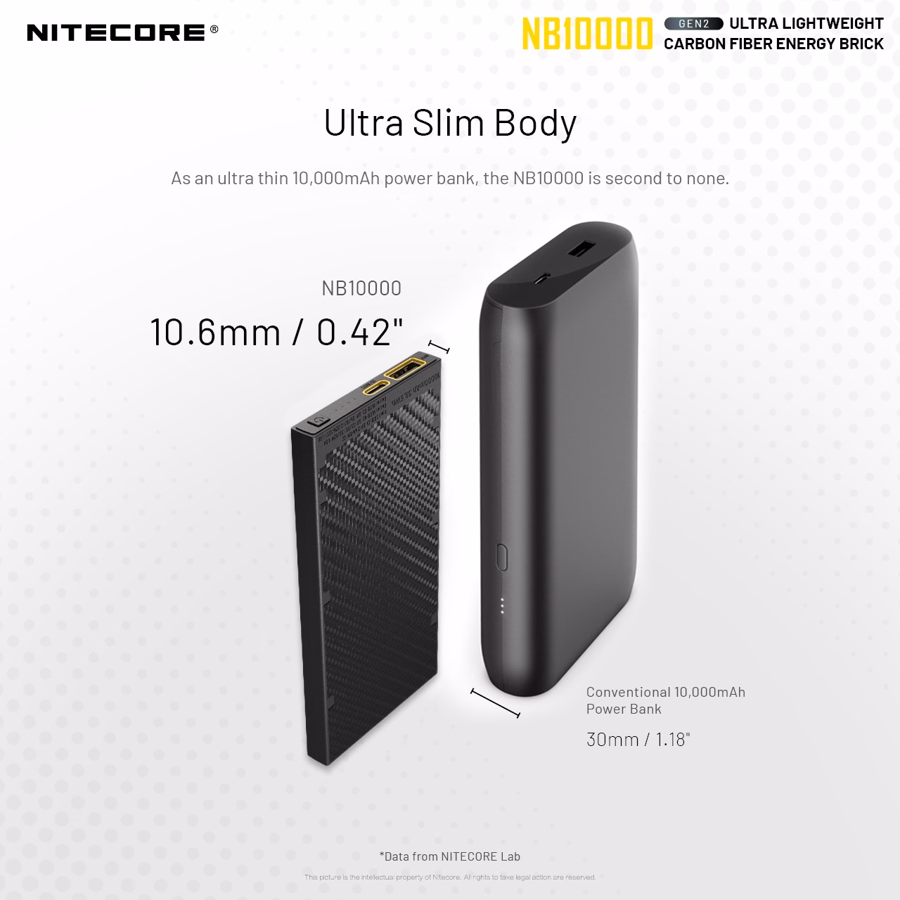 Akupank Nitecore NB10000 Gen 2 kiirlaadimisega. USB/USB-C topeltpordiga 10000mAh akupank. - Pilt 8