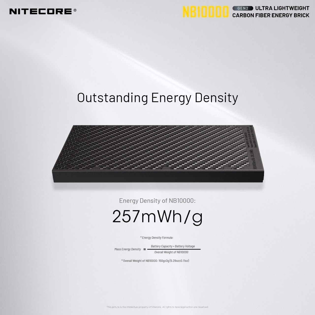 Akupank Nitecore NB10000 Gen 2 kiirlaadimisega. USB/USB-C topeltpordiga 10000mAh akupank. - Pilt 10