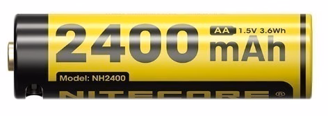 Aku Nitecore NH2400 2400 mAh. USB-C laetavad AA akud (4 tk komplektis). - Pilt 2