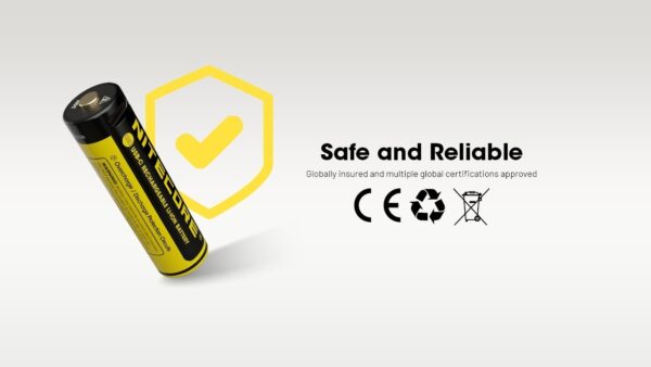 Aku Nitecore NH2400 2400 mAh. USB-C laetav AA aku (1 tk). - Image 11