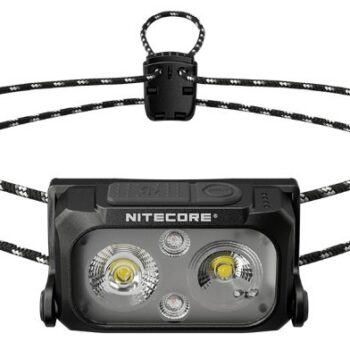 Pealamp Nitecore NU25 MCT UL 400lm, valgusvihu ulatus kuni 64m. USB-C laetav mitme valgusvärviga, ülikerge. IP66.