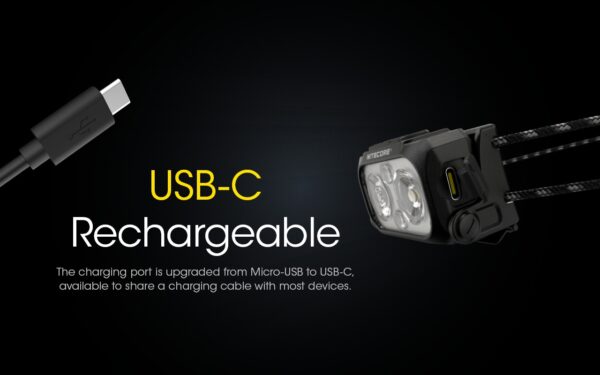Pealamp Nitecore NU25 MCT UL 400lm, valgusvihu ulatus kuni 64m. USB-C laetav mitme valgusvärviga, ülikerge. IP66. - Image 13