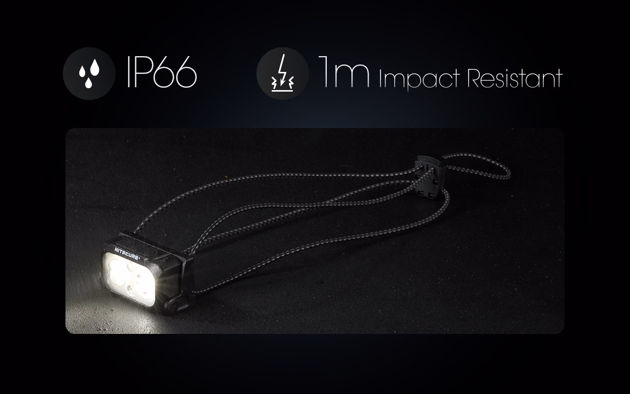 Pealamp Nitecore NU25 MCT UL 400lm, valgusvihu ulatus kuni 64m. USB-C laetav mitme valgusvärviga, ülikerge. IP66. - Pilt 19