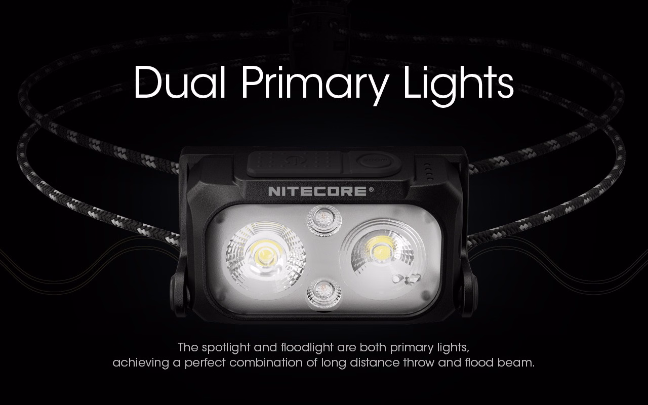 Pealamp Nitecore NU25 MCT UL 400lm, valgusvihu ulatus kuni 64m. USB-C laetav mitme valgusvärviga, ülikerge. IP66. - Pilt 8