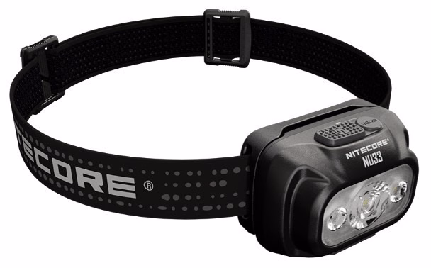 Pealamp Nitecore NU33, valge ja punase valgusega. 700lm, valgusvihu ulatus kuni 135m. LED laetav. IP66. - Pilt 2