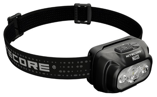 Pealamp Nitecore NU33, valge ja punase valgusega. 700lm, valgusvihu ulatus kuni 135m. LED laetav. IP66. - Image 2