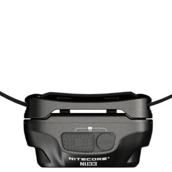 Pealamp Nitecore NU33, valge ja punase valgusega. 700lm, valgusvihu ulatus kuni 135m. LED laetav. IP66.