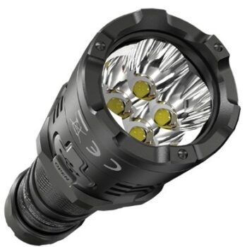 Taskulamp taktikaline Nitecore P20iX 4000lm, valgusvihu ulatus 221m. USB-C laetav. IP68.