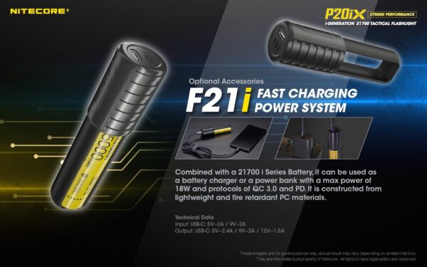 Taskulamp taktikaline Nitecore P20iX 4000lm, valgusvihu ulatus 221m. USB-C laetav. IP68. - Image 30