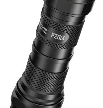 Taskulamp taktikaline Nitecore P20iX 4000lm, valgusvihu ulatus 221m. USB-C laetav. IP68.