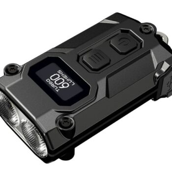 Taskulamp / võtmehoidja Nitecore TINI-3 600lm mitmevärviline, valgusvihu ulatus kuni 90m. USB-C laetav.