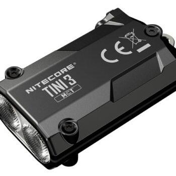 Taskulamp / võtmehoidja Nitecore TINI-3 600lm mitmevärviline, valgusvihu ulatus kuni 90m. USB-C laetav.