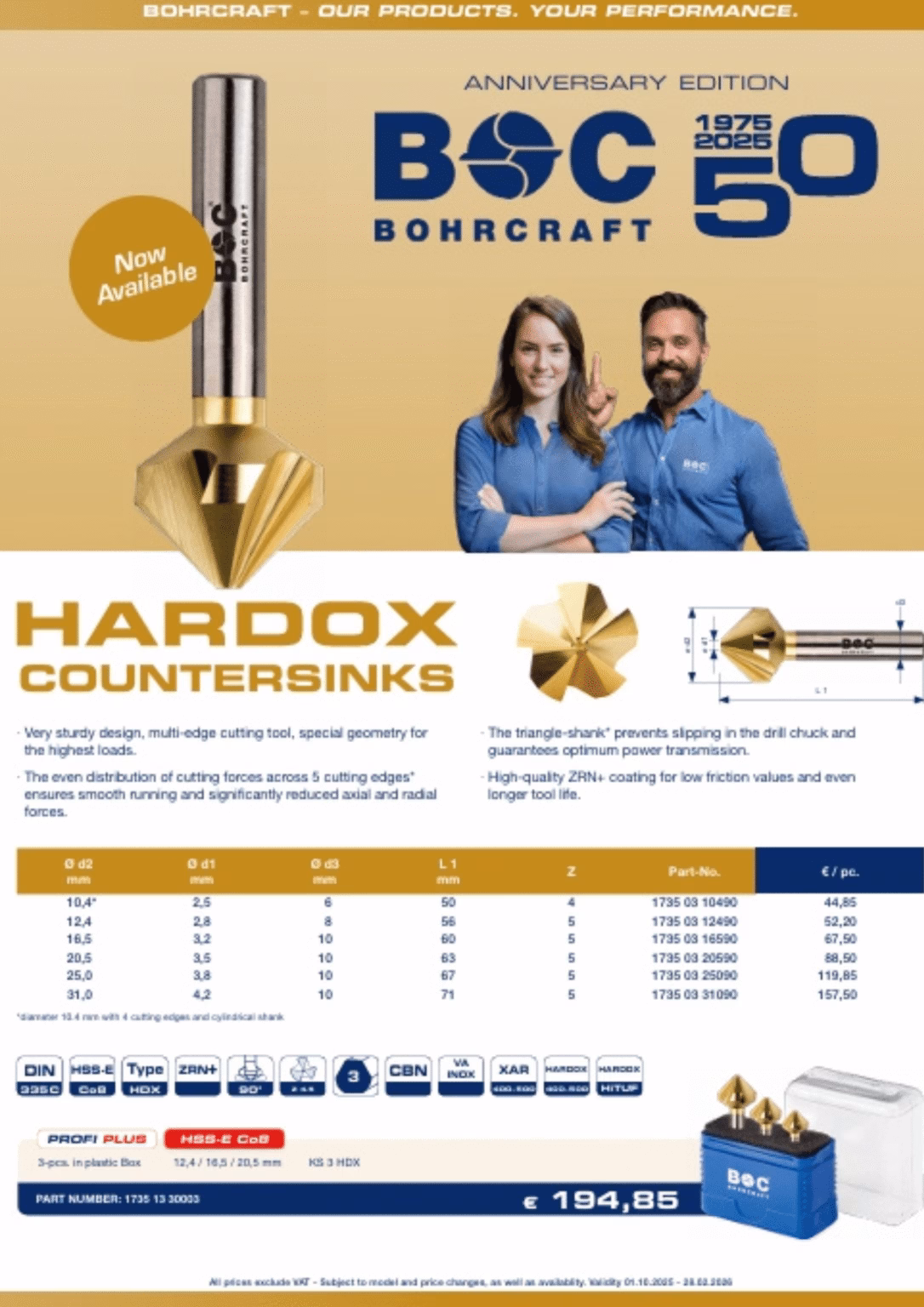 Bohrcraft kataloog 2025