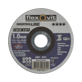 Metalli lõikeketas 115×1,0x22,23 A60T-BF41 Industrial Thin Cut *