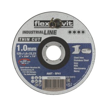 Metalli lõikeketas 125×1,0x22,23 A60T-BF41 Industrial Thin Cut