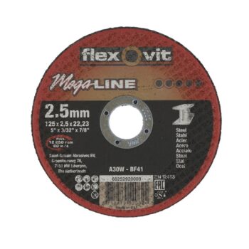 Metalli lõikeketas 125×2,5×22,23 A30W-BF41 Mega Line Steel