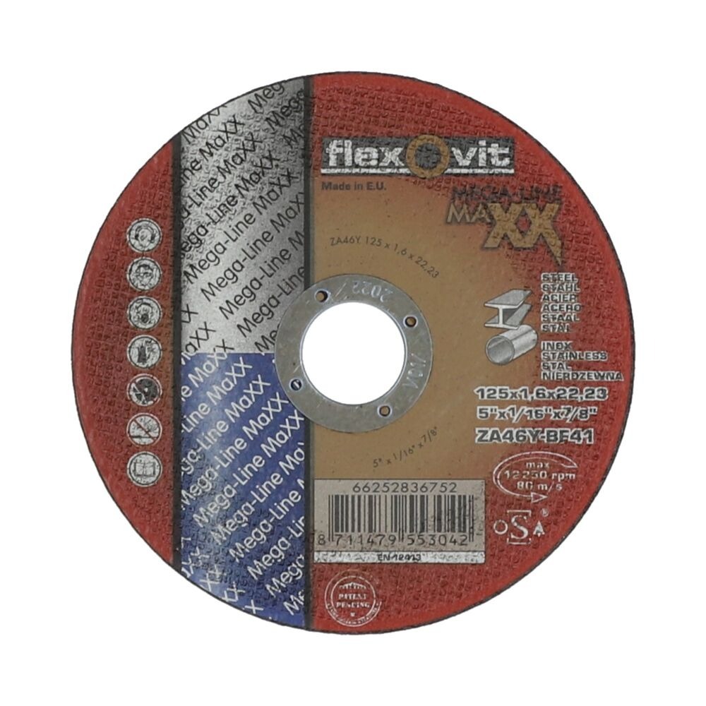 Metalli lõikeketas 125x1,6x22,23 ZA46Y-BF41 Mega Line Maxx